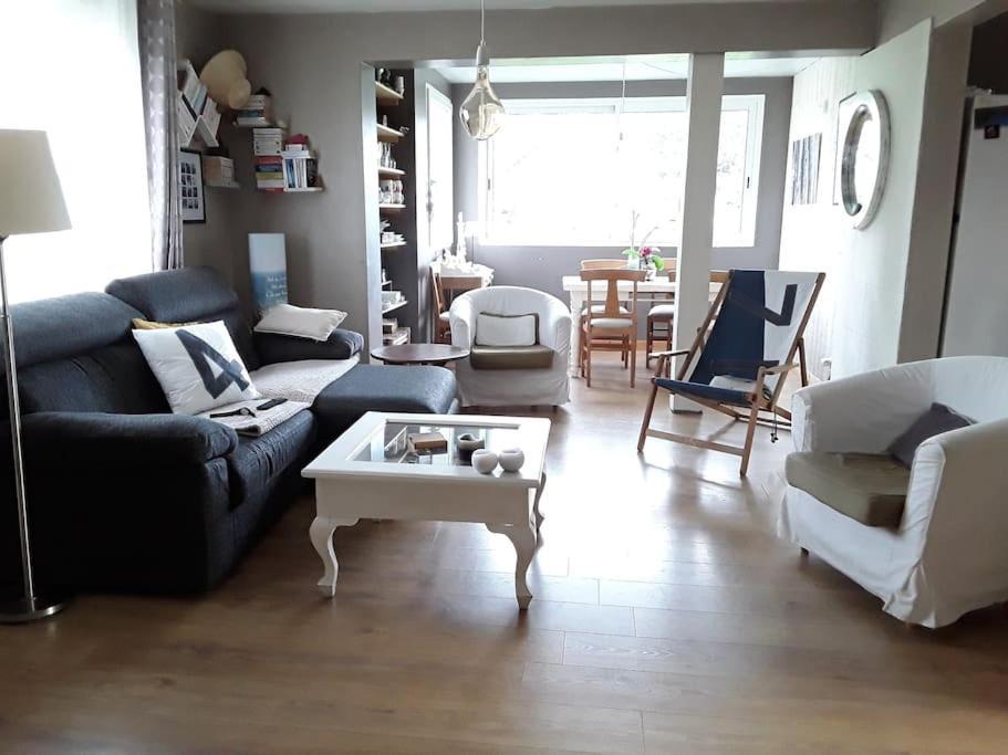 Logement Avec Jardin De Bord Mer Port Navalo Arzon Bagian luar foto
